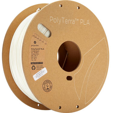 Polymaker PolyTerra PLA - Cotton White - 1.75mm - 1kg